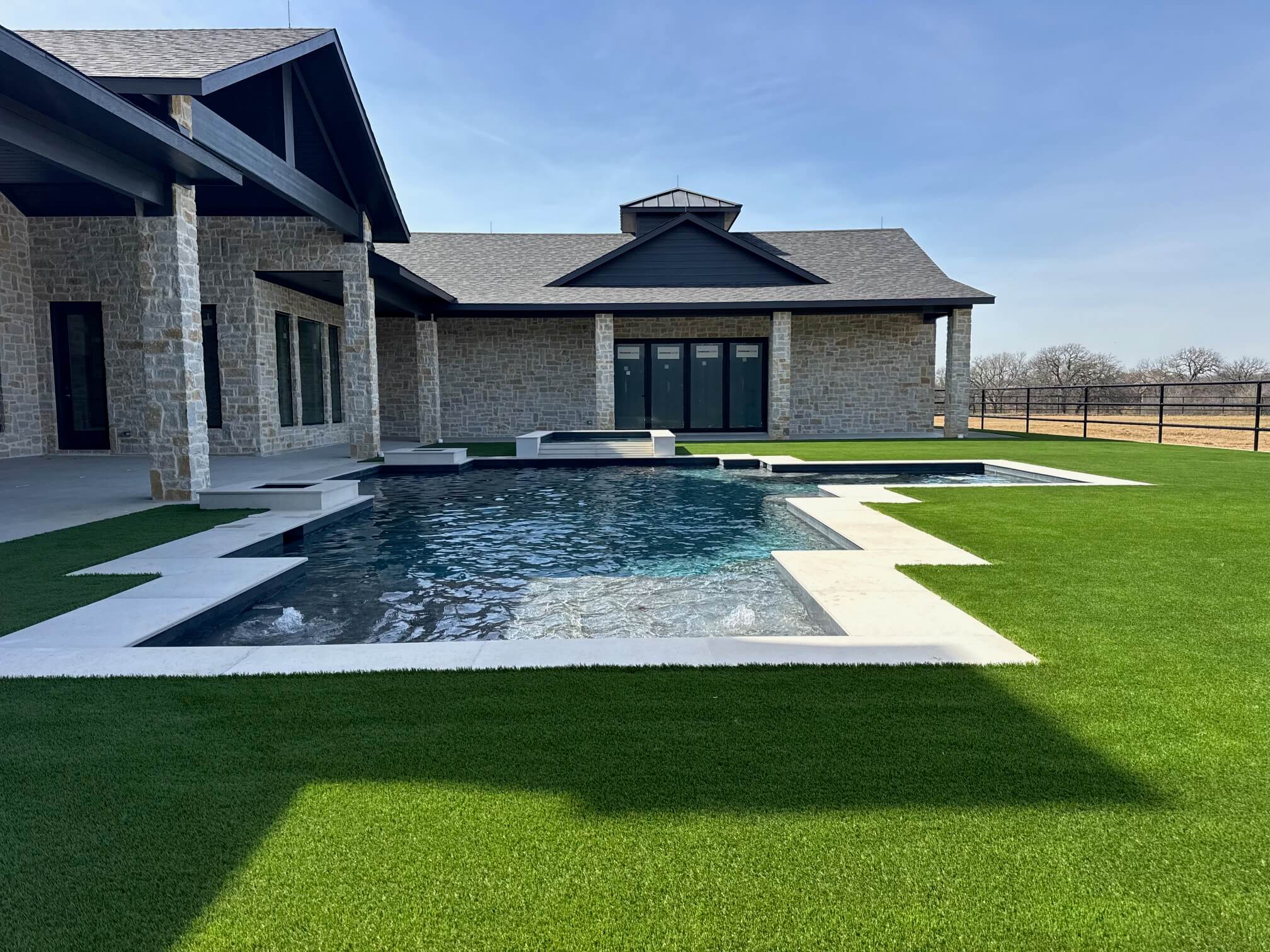 pool with clean water